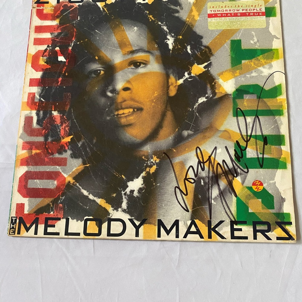 Ziggy Marley and the Melody Makers signed autographed vinyl record reggae